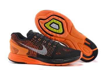 (image for) Men's Nike LunarGlide 7 Black/Orange