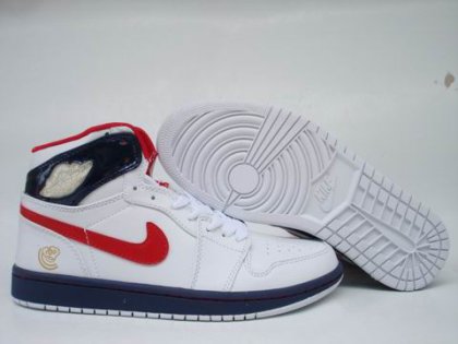 (image for) Jordan 1 Shoes white/red/Navy
