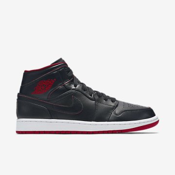 (image for) Air Jordan 1 Mid Black/White/Gym Red/Black