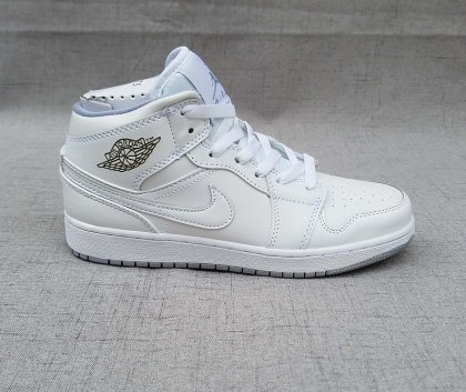 (image for) Air Jordan 1 Mid White/White