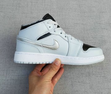 (image for) Air Jordan 1 Retro High Black/Sliver/Paleturquoise