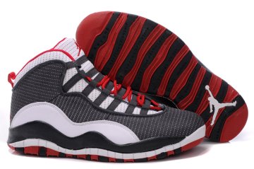 (image for) Jordan 10 Shoes black/white/red