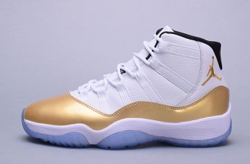 (image for) AIR JORDAN 11 RETRO White/Black/Metallic Gold Coin