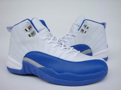 (image for) Jordan 12 Shoes white/blue