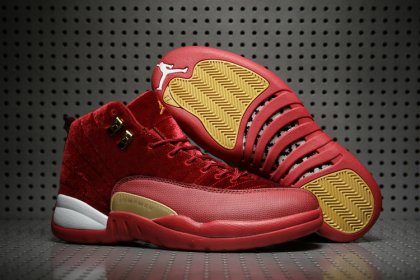 (image for) Air Jordan 12 Retro Red/Red/Gold