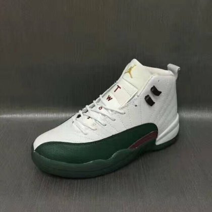(image for) Air Jordan 12 Retro White/Black/Darkgreen