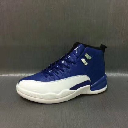 (image for) Air Jordan 12 Retro White/Black/Blue