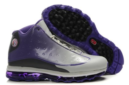 (image for) Jordan 13 Fusion Air Max black/white/blueviolet