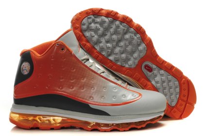 (image for) Jordan 13 Fusion Air Max black/white/orangered