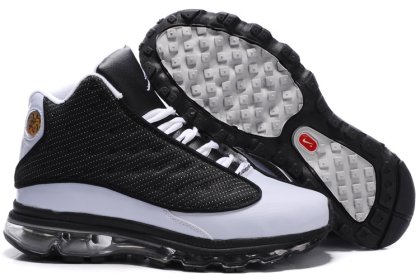 (image for) Jordan 13 Fusion Air Max black/white IV