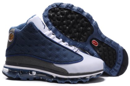 (image for) Jordan 13 Fusion Air Max whitE/gray/Navy