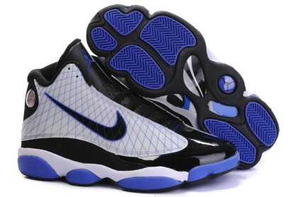 (image for) Jordan 13 Lebron James black/white/blue