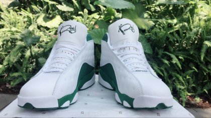 (image for) Air Jordan 13 Retro White/DarkGreen
