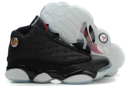 (image for) Air Jordan 13 Shoes black/white/red