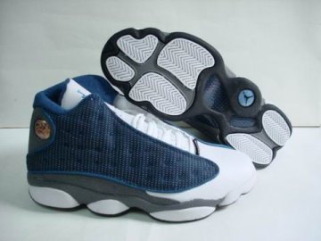 (image for) Air Jordan 13 Shoes gray/white/Navy II