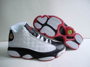 (image for) Air Jordan 13 Shoes black/white/red VI