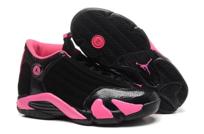 (image for) Air Jordan 14 Retro black/magenta