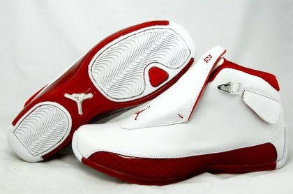 (image for) Jordan 18 Shoes white/red