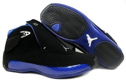 (image for) Jordan 18 Shoes white/black/blue