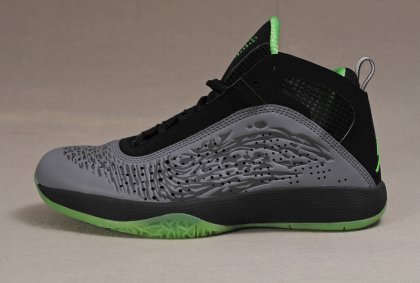 (image for) Jordan 26 Shoes black/gray/green