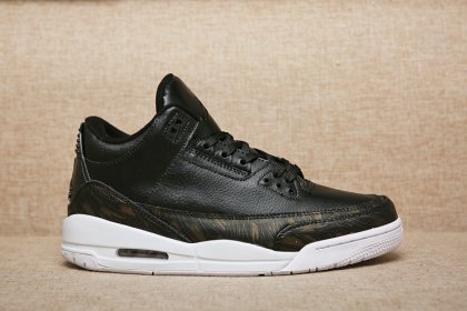 (image for) Air Jordan 3 Retro black/white/golden