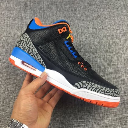 (image for) Air Jordan 3 Retro black/white/blue