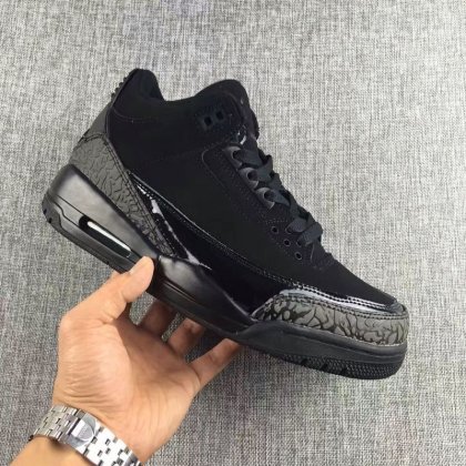 (image for) Air Jordan 3 Retro black/black