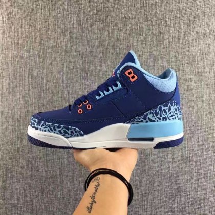 (image for) Air Jordan 3 GS Navy/Deepskyblue