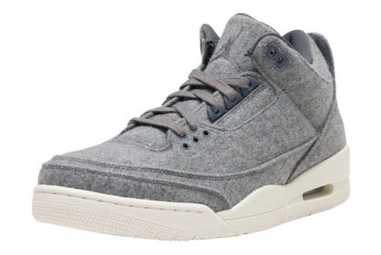 (image for) Air Jordan 3 Wool Gray/Gray