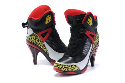 (image for) Air Jordan 3.5 High Heels Shoes black/red/gold