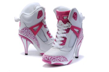 (image for) Air Jordan 3.5 High Heels Shoes deeppink/white