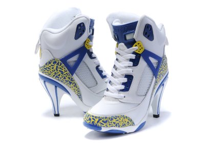 (image for) Air Jordan 3.5 High Heels Shoes white/red/gold