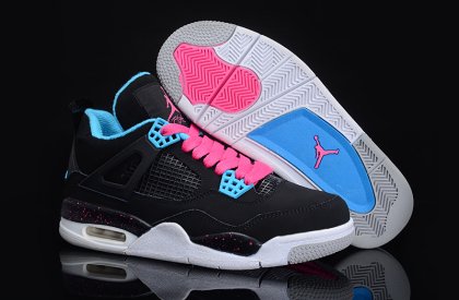 (image for) Air Jordan 4 Retro blakc/deeppink/white