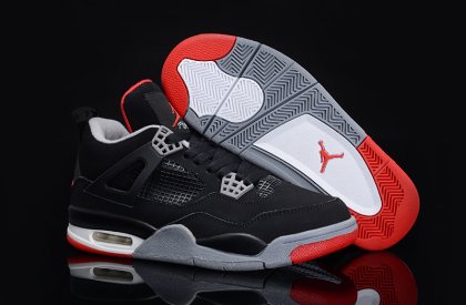 (image for) Air Jordan 4 Retro blakc/ Grapefruit/gray