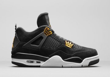 (image for) Air Jordan 4 Retro Black/White/Metallic Gold/Metallic Gold