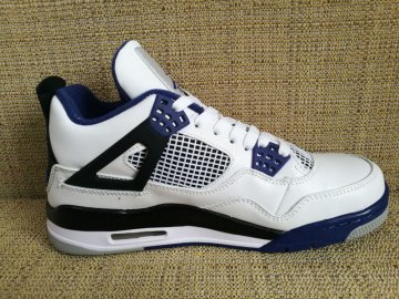 (image for) Air Jordan 4 Retro White/Blue