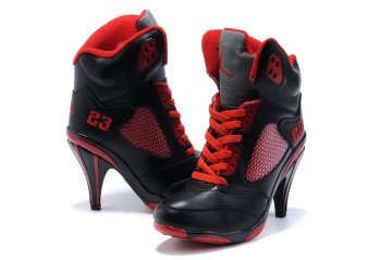 (image for) Jordan 5 High Heels Shoes black/blue/red