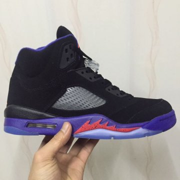(image for) Air Jordan 5 Retro black/darkviolet