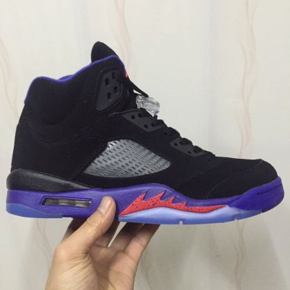 (image for) Air Jordan 5 Retro black/darkviolet