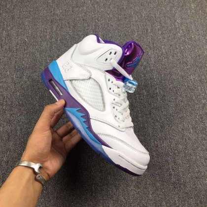 (image for) Air Jordan 5 Retro Indigo/White/DeepSkyBlue