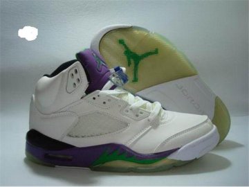 (image for) Jordan Retro 5 white/green/blueviolet