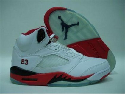 (image for) Jordan Retro 5 white/black/red III