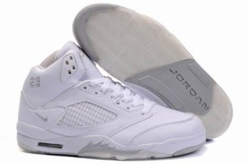 (image for) Jordan Retro 5 white/gray