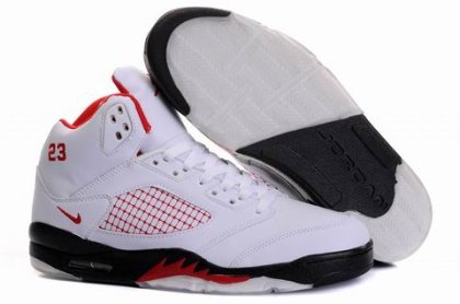 (image for) Jordan Retro 5 white/black/red VI