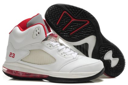 (image for) Air Jordan 5.0 white/black/red