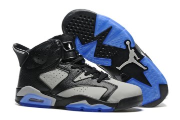 (image for) Air Jordan 6 Retro black/gray/blue