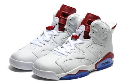 (image for) Air Jordan Retro 6 white/crimson/blue