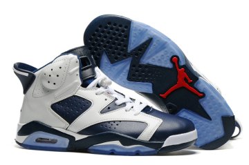 (image for) Air Jordan Retro 6 white/Navy/deepskyblue