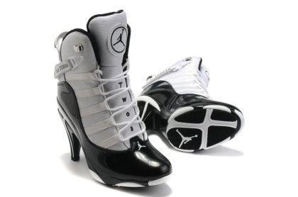 (image for) Jordan 6 Rings High Heels black/white