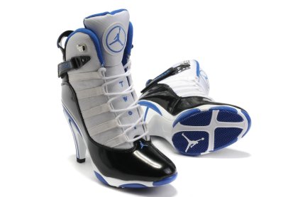 (image for) Jordan 6 Rings High Heels black/blue/white
